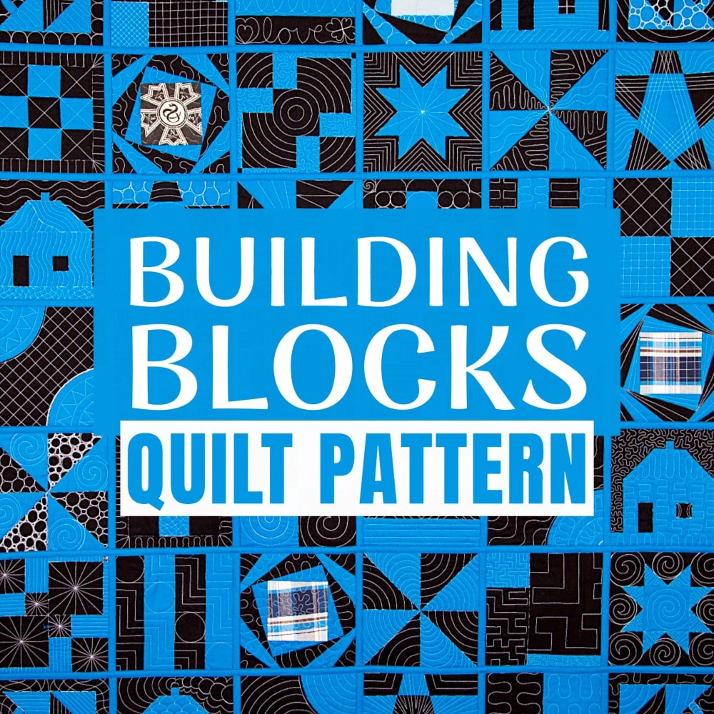 Building Blocks Quilt Digital Pattern